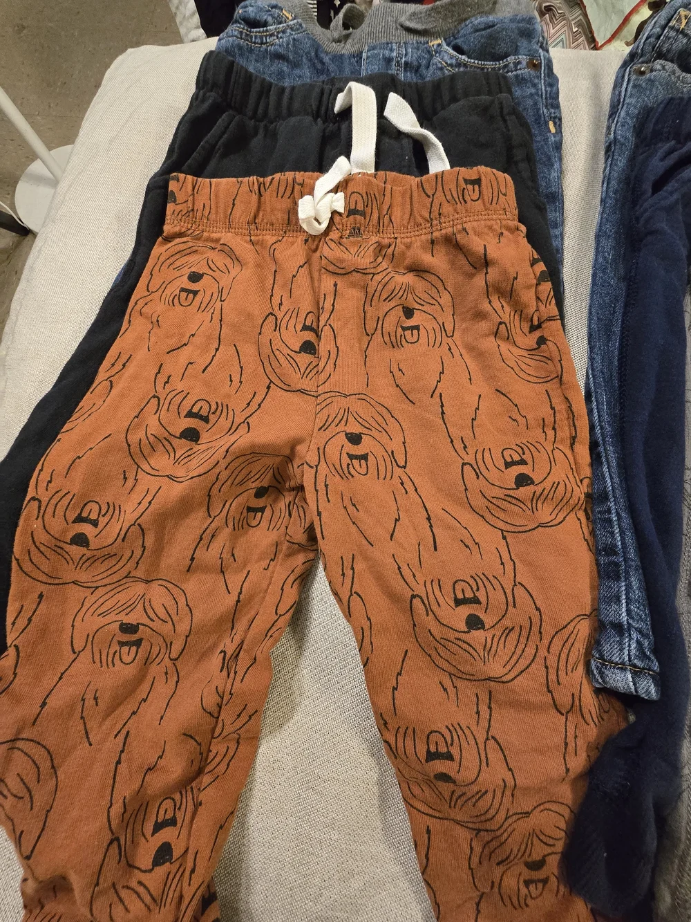 Toddler Boys Pants Lot Size 24 Months & 2T Carter's GAP Joggers Jeans 6 Pieces